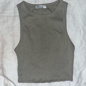 Olive Green Tank Top